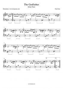 The Godfather - Baba - Kolay Piyano Notası