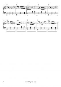 Plevne Marşı Piyano Notası - 2