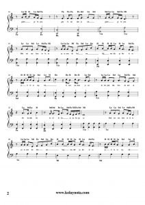Yaramızda Kalsın - Kolay Piyano Notası - 2