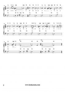Gül Güzeli - Kolay Piyano Notası - 2