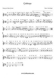 Çalıkuşu - Kolay Notası