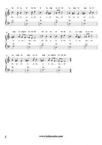 Nazende Sevgilim - Kolay Piyano Notası - 2