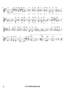 Aşk Kırıntıları - Kolay Notası - 2