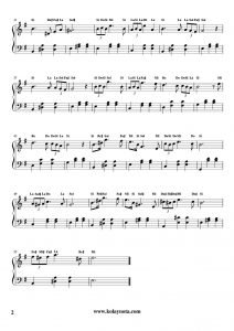 Serenade - Piyano Kolay Notası - 2