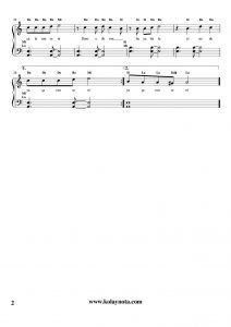 Yollarda Bulurum Seni - Kolay Piyano Notası - 2