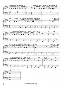 Dance Monkey - Kolay Piyano Notası - 2