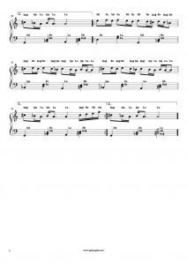 Çarşamba'yı Sel Aldı - Piyano Notası - 2