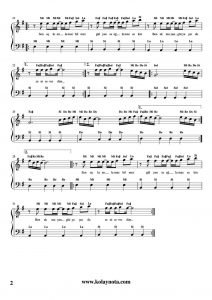 Seni Severdim - Kolay Piyano Notası - 2