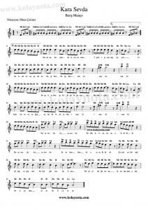 Kara Sevda - Kolay Notası