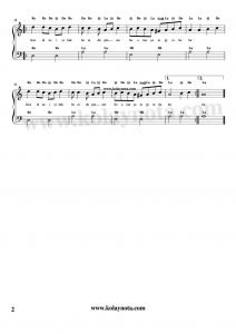 Kendine İyi Bak Piyano Notası - Kolay - 2