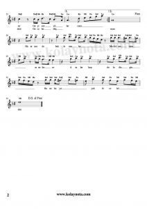 Takvimlerden Haberin Yok mu? - Kolay Notası - 2