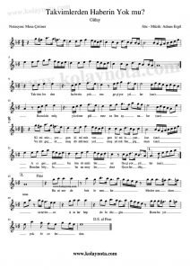 Takvimlerden Haberin Yok mu? - Nota