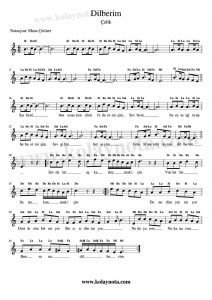 Dilberim Kolay Notası