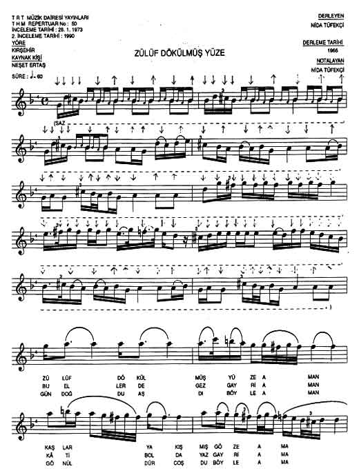 Zülüf Dökülmüş Yüze - TRT - 1