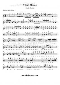 Nikah Masası Kolay Notası