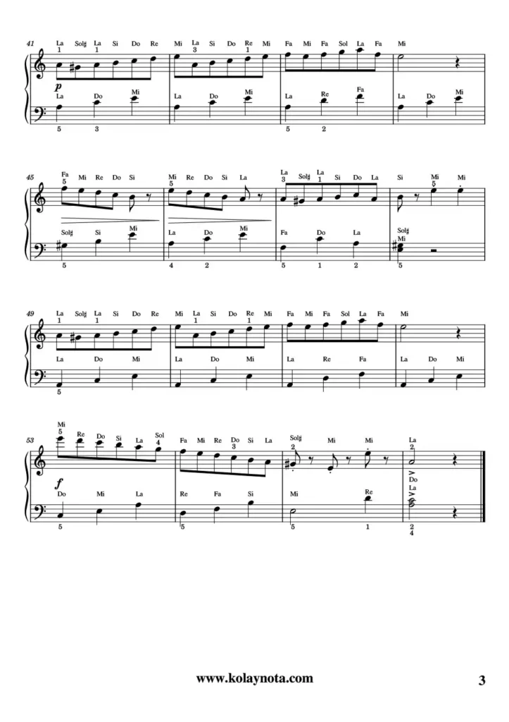 Duvernoy - Etüt Op.176 No.18 - 3