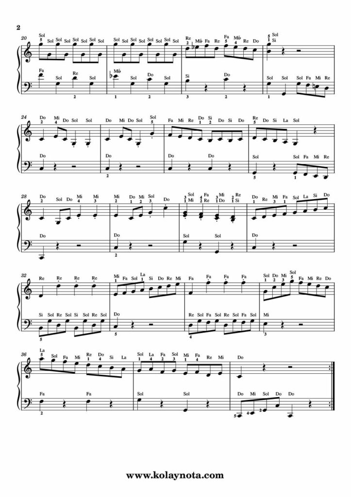 Clementi - Sonatin - Nota - 2