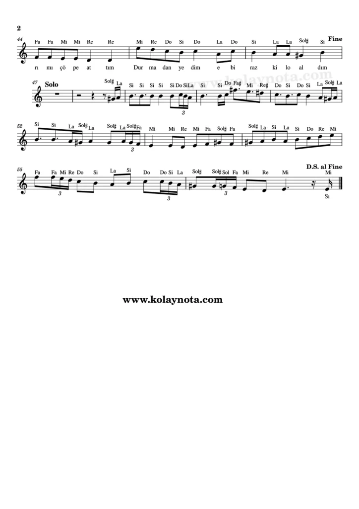 Model - Makyaj - Nota - 2